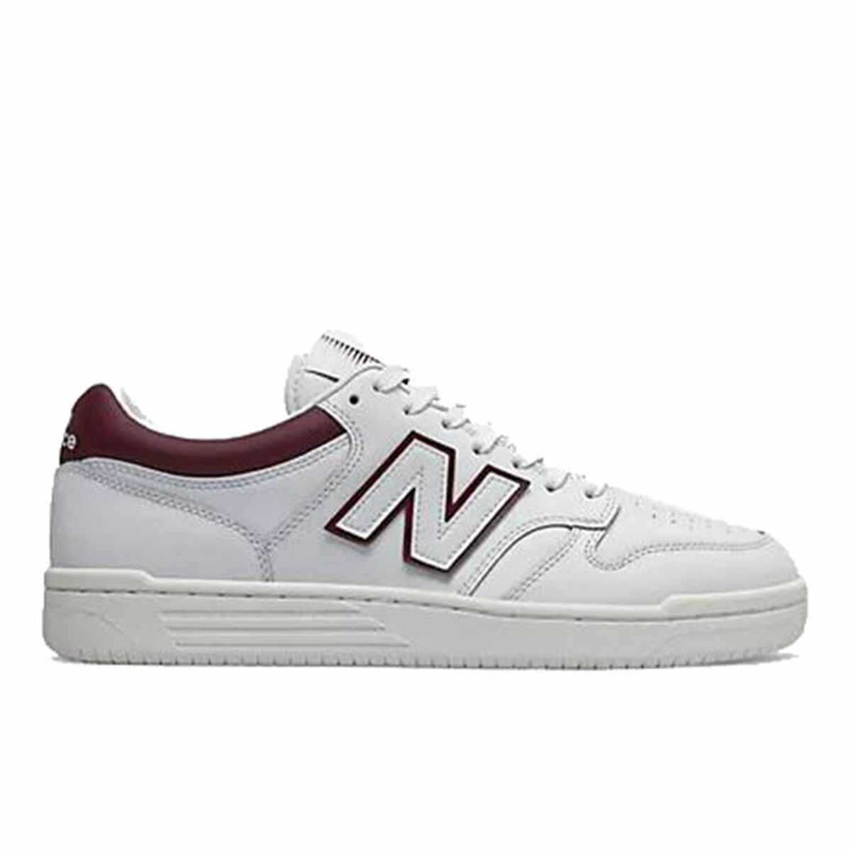 Men's Trainers New Balance 480 White Dark Red-0