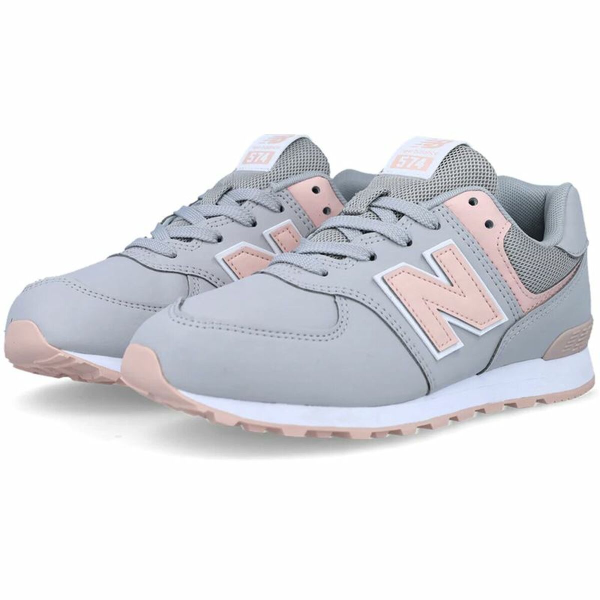 Women's casual trainers New Balance 574  Grey Pink-2