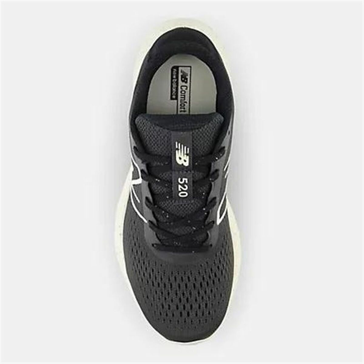 Running Shoes for Adults New Balance 520 V8 Blacktop Black Lady-3