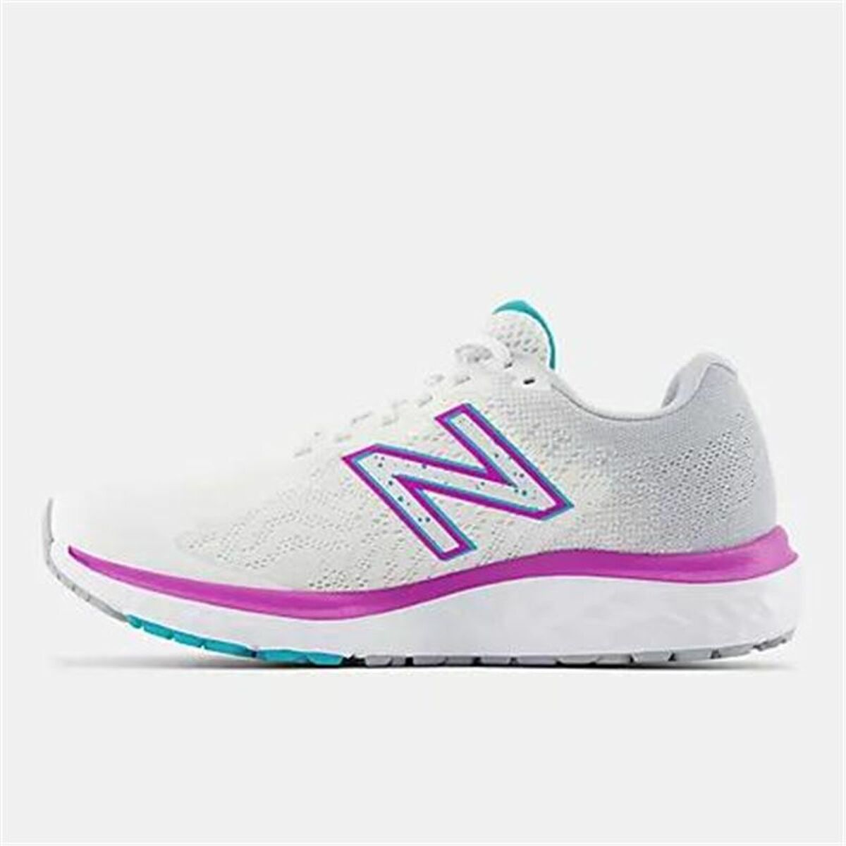 Running Shoes for Adults New Balance Fresh Foam 680v7 White Lady-6