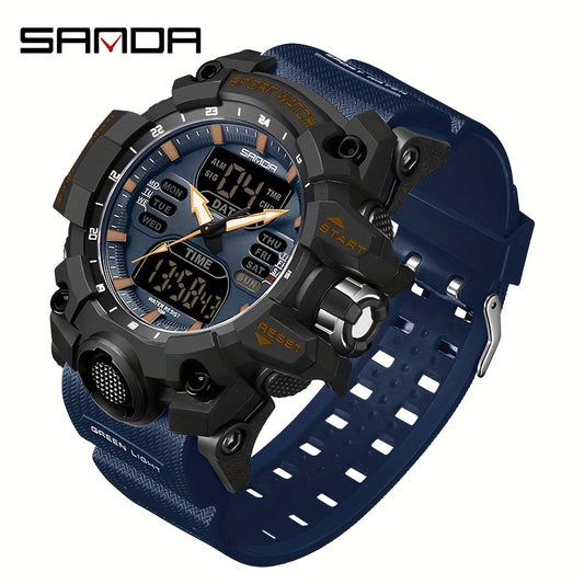 Fashion Men's Waterproof Multi Functional Watch