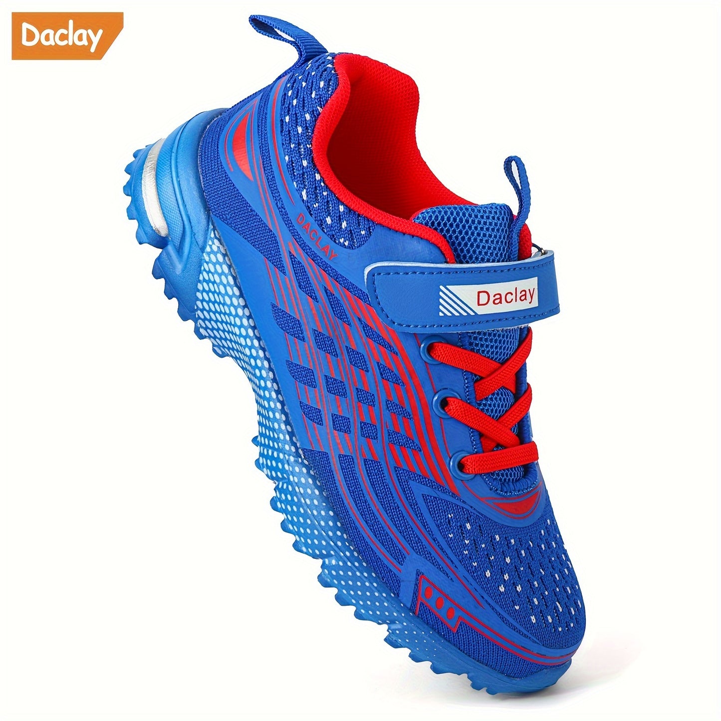 Daclay Casual Comfortable Low Top Woven Shoes For Boys, Breathable Lightweight Non-slip Sport Shoes For Running Training