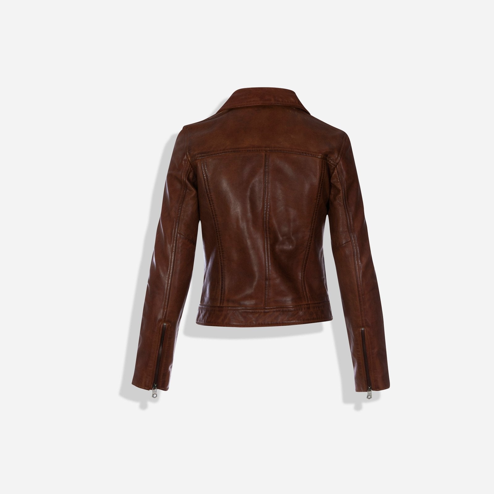 Lisa Bomber Jacket, Cognac-4