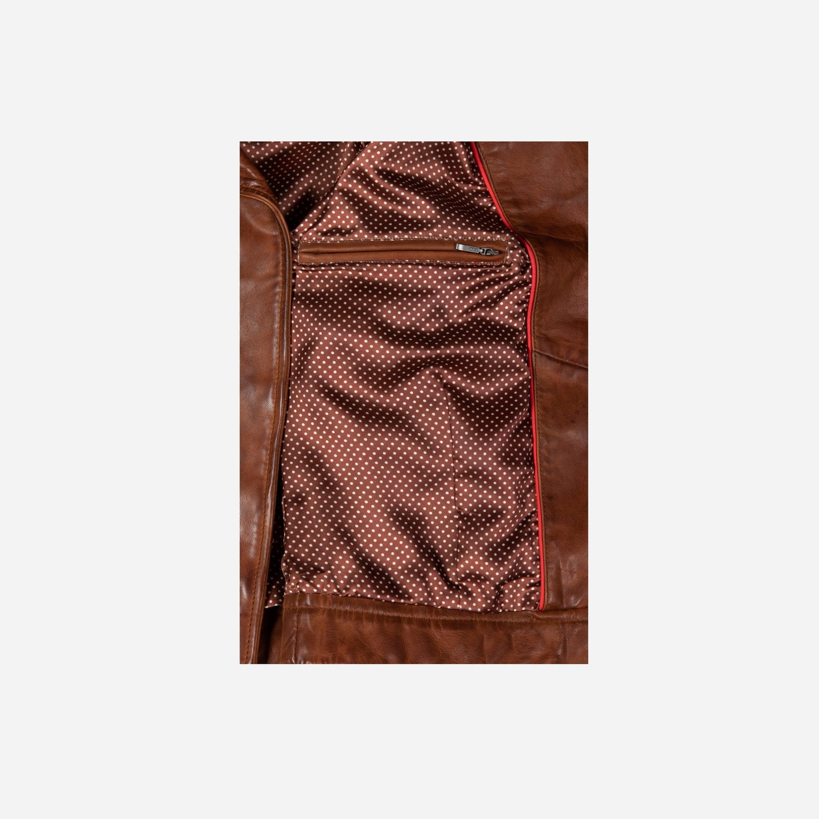 Lisa Bomber Jacket, Cognac-5