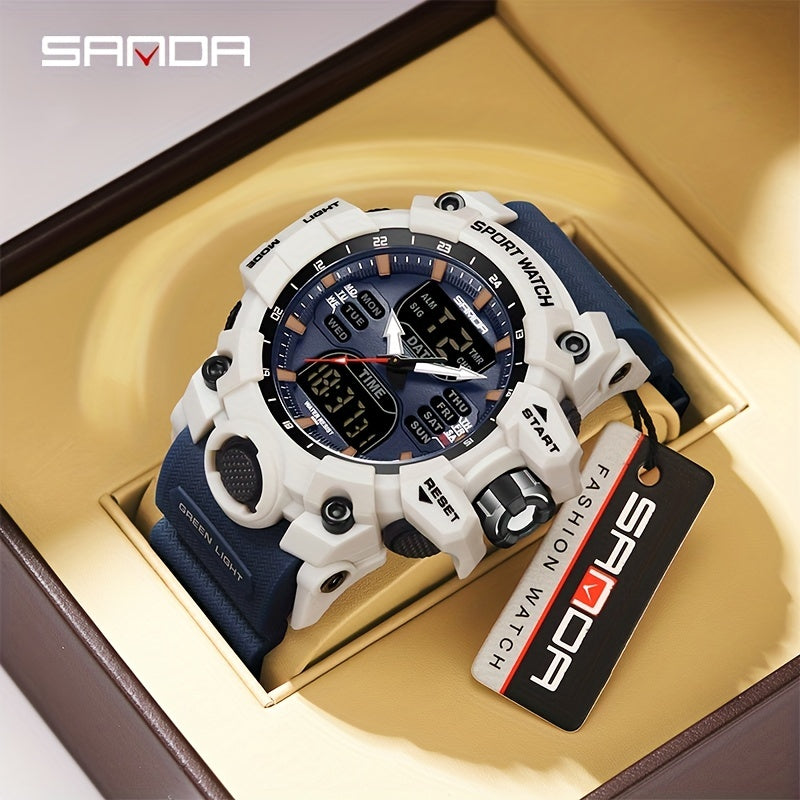 Fashion Men's Waterproof Multi Functional Watch