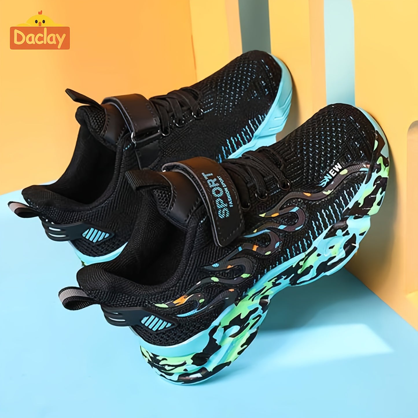 Daclay Casual Low Top Sneakers For Boys, Breathable Anti Slip Sneakers For Outdoor Walking Running, All Seasons