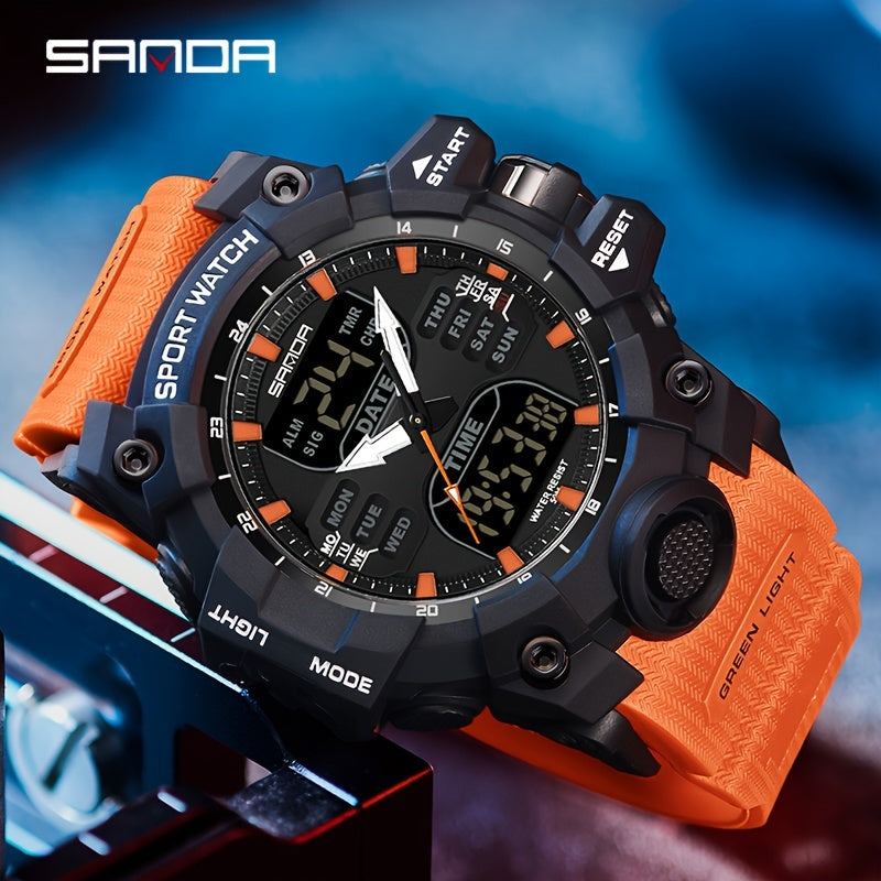 Fashion Men's Waterproof Multi Functional Watch