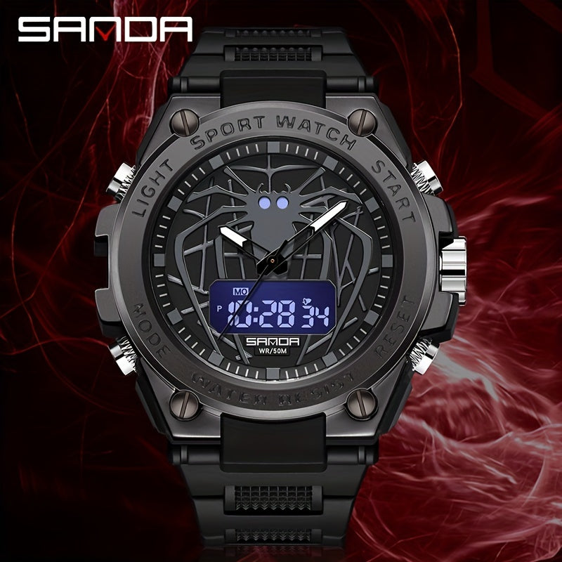 SANDA Men Outdoor Multi-Function Sports Watch