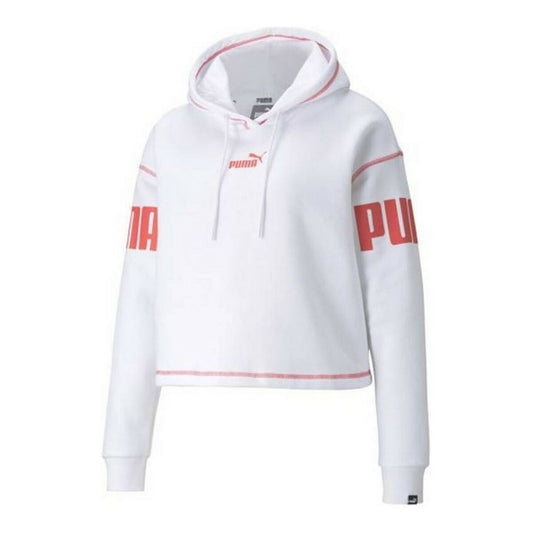 Women’s Hoodie Puma Power Hoodie Fl White-0