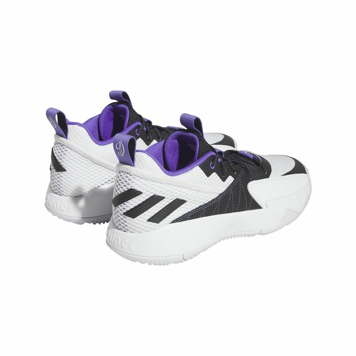 Basketball Shoes for Adults Adidas Dame Certified White-4