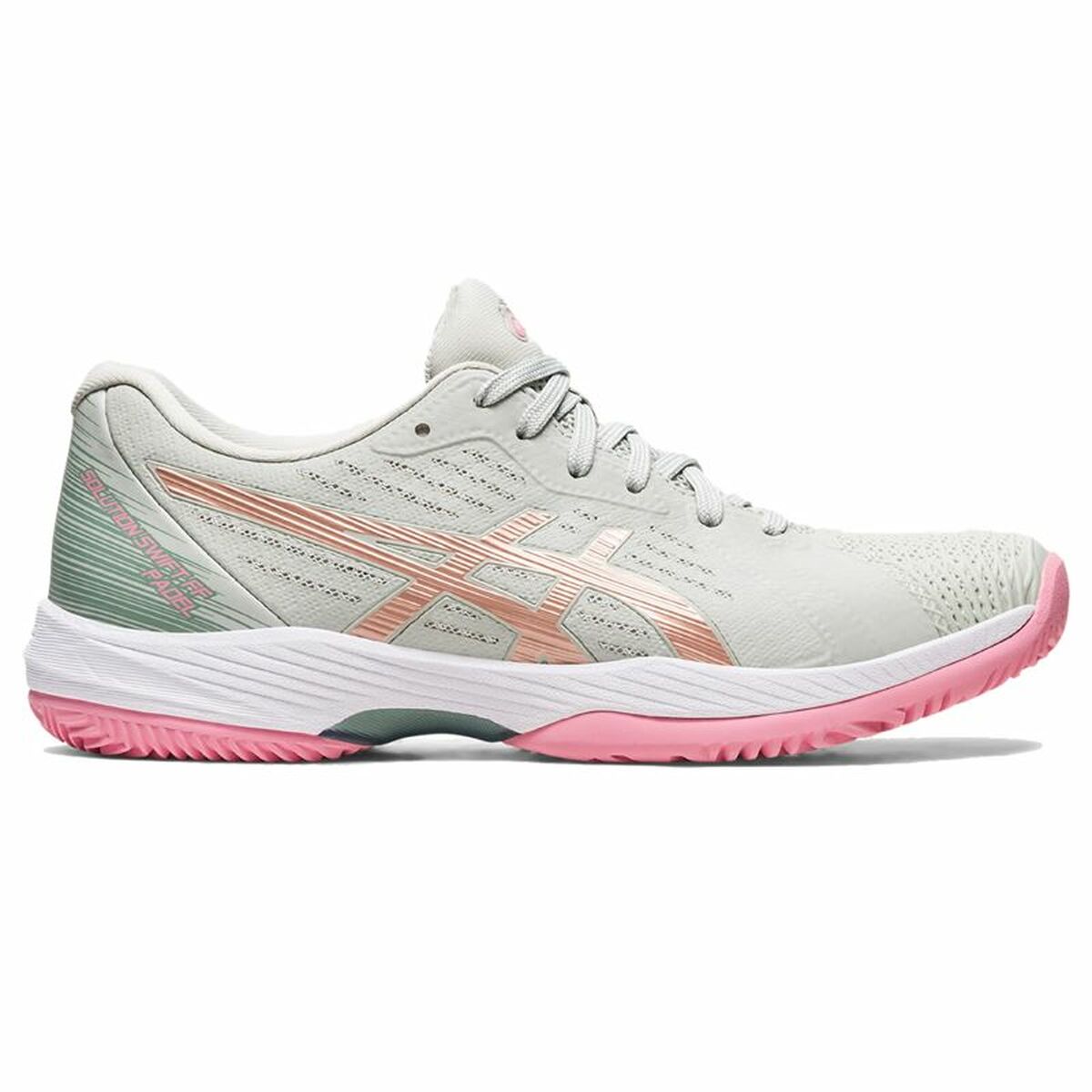 Adult's Padel Trainers Asics Solution Swift FF Lady Light Green-0