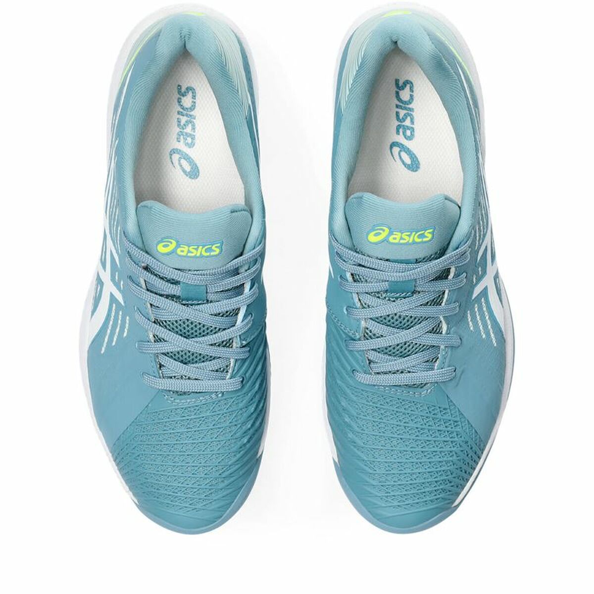 Women's Tennis Shoes Asics Solution Swift Ff Clay Light Blue-4