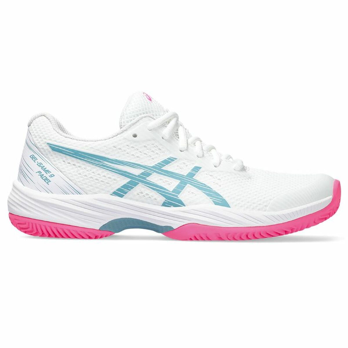 Adult's Padel Trainers Asics Gel-Game 9  Lady White-14