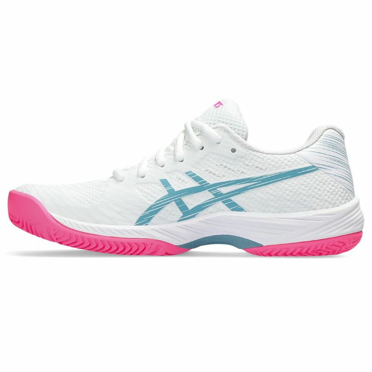 Adult's Padel Trainers Asics Gel-Game 9  Lady White-13