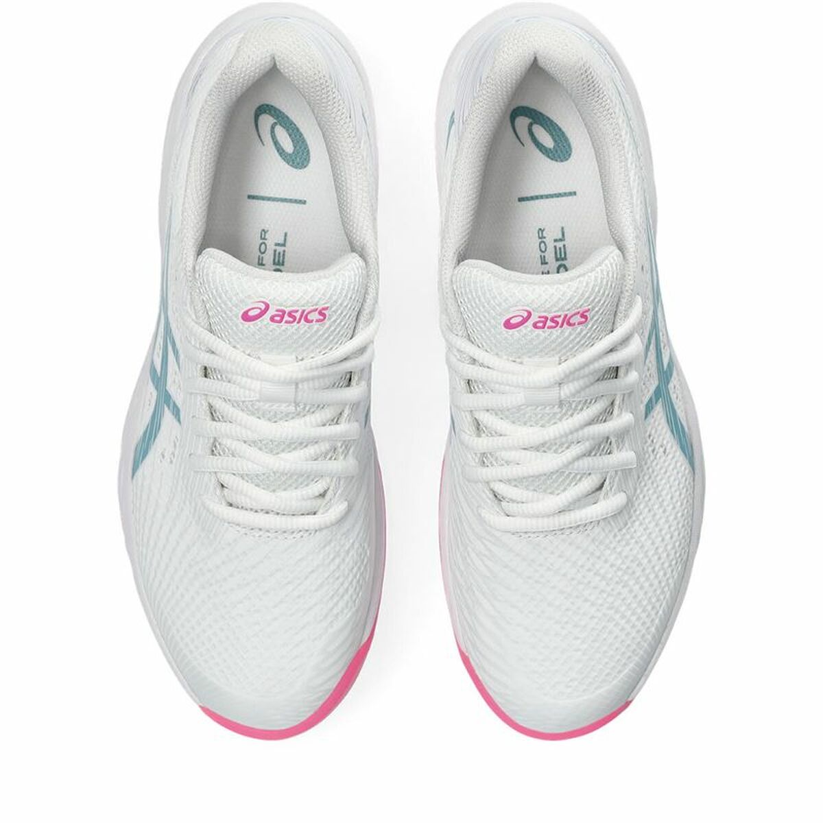 Adult's Padel Trainers Asics Gel-Game 9  Lady White-11