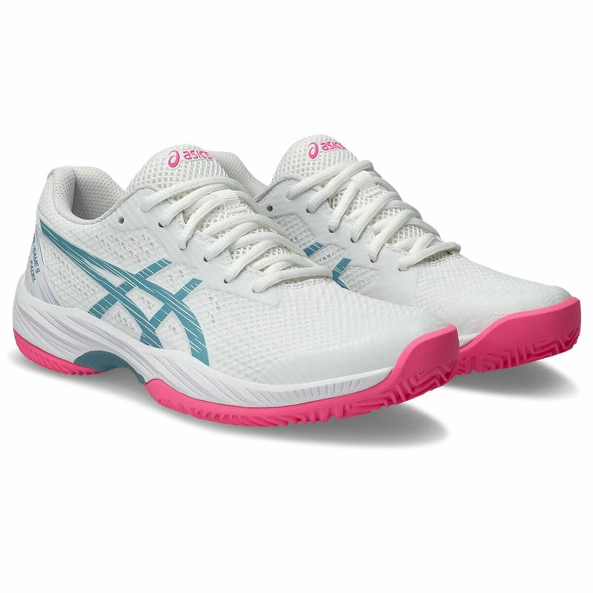 Adult's Padel Trainers Asics Gel-Game 9  Lady White-10