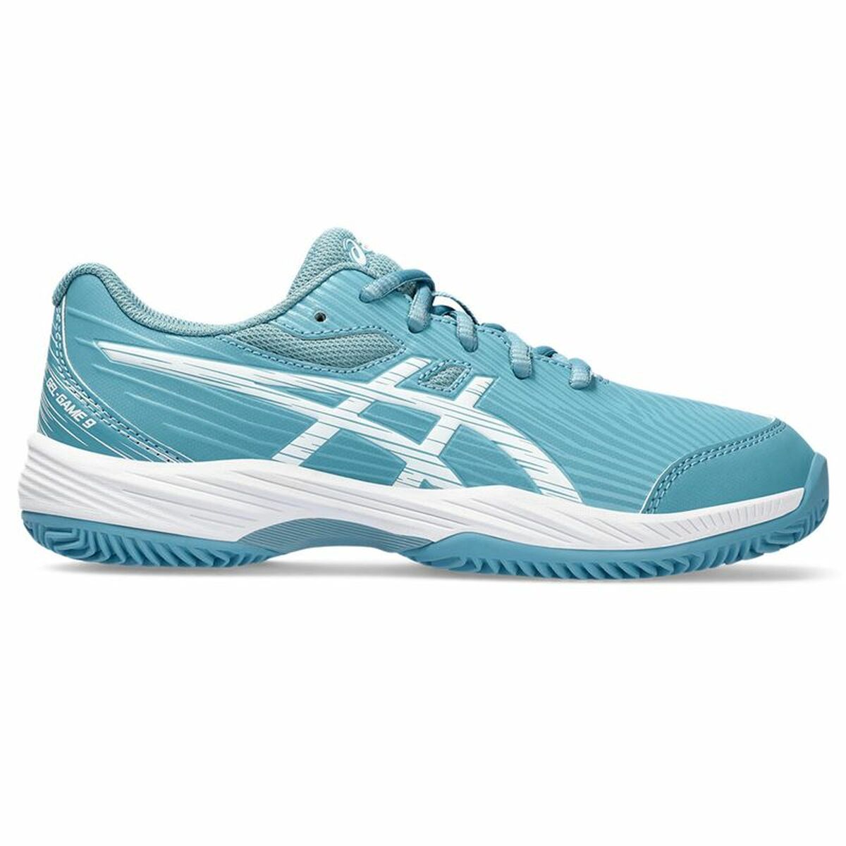 Children's Tennis Shoes Asics Gel-Game 9 Gs Clay/ Light Blue-28