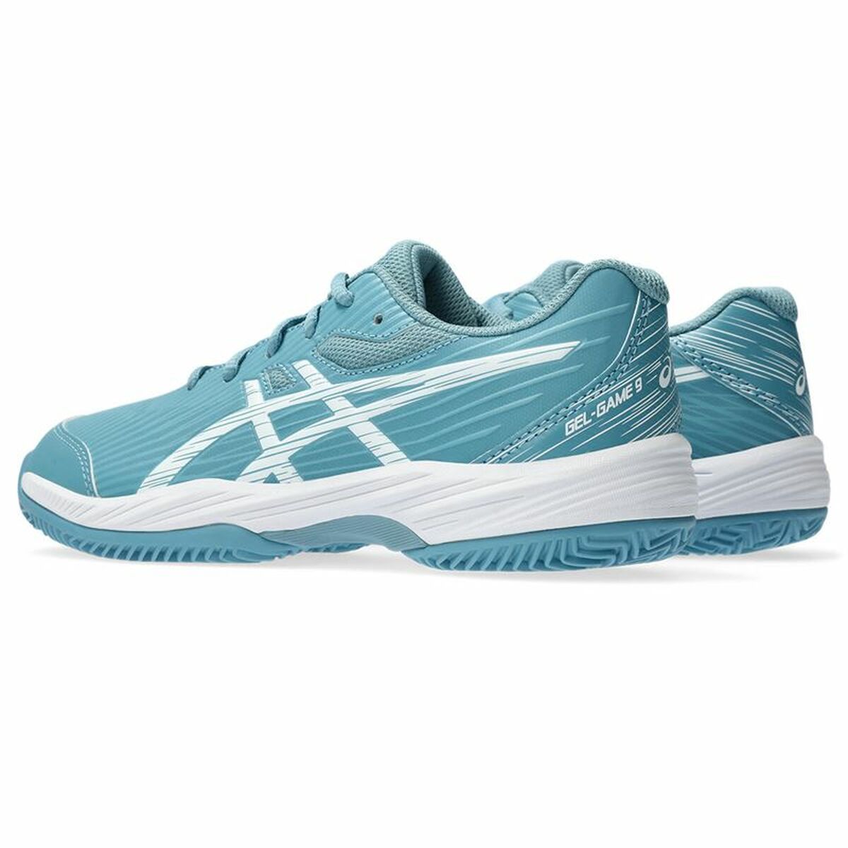 Children's Tennis Shoes Asics Gel-Game 9 Gs Clay/ Light Blue-24