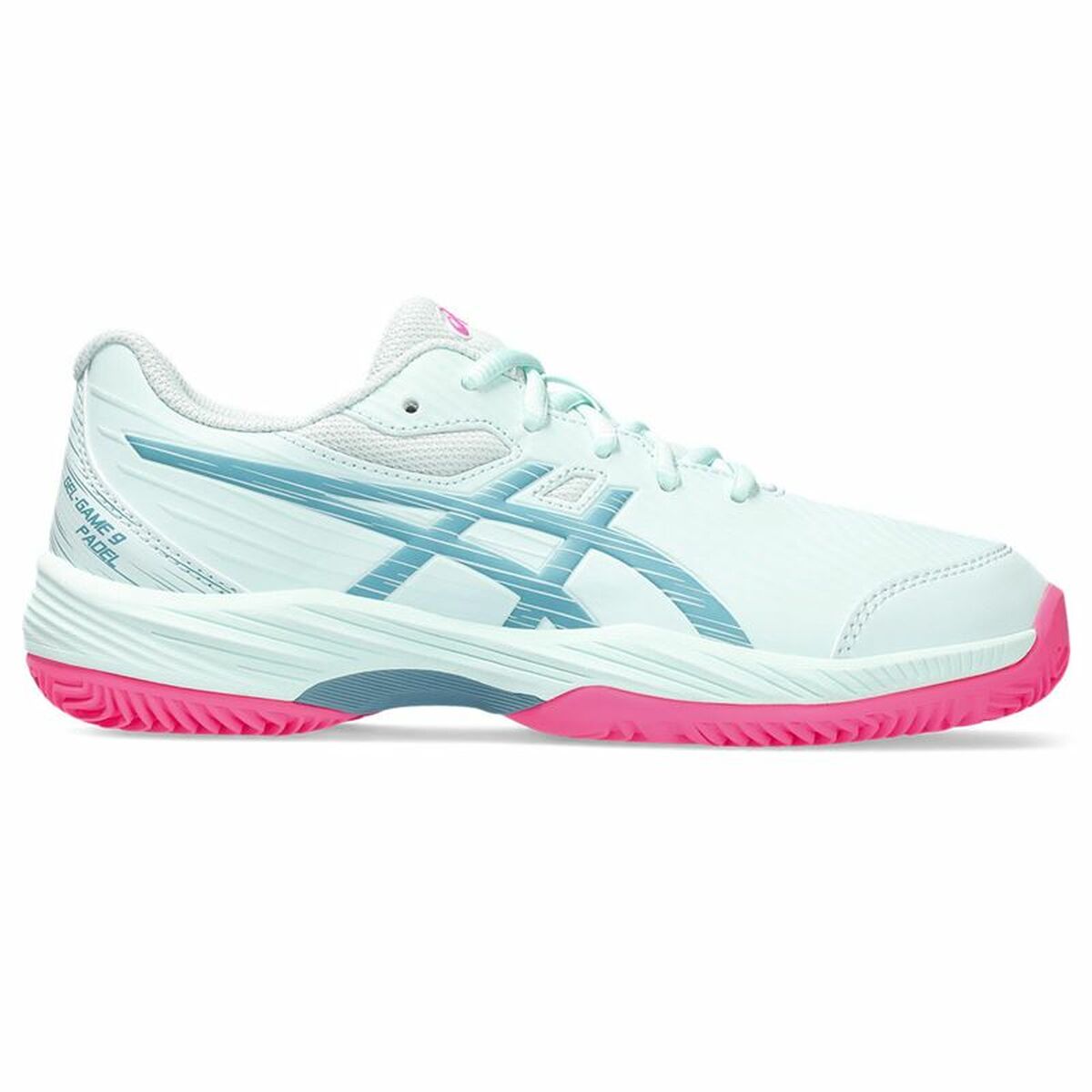 Children's Padel Trainers Asics Gel-Game 9  Light Blue-7