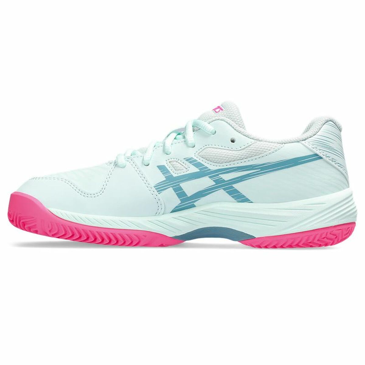 Children's Padel Trainers Asics Gel-Game 9  Light Blue-6