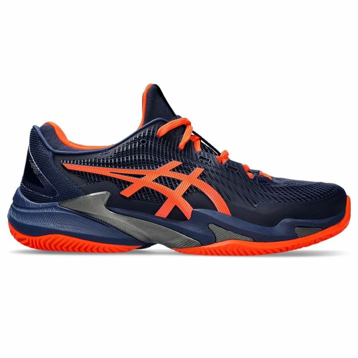 Men's Tennis Shoes Asics Court FF 3 Clay Navy Blue-0