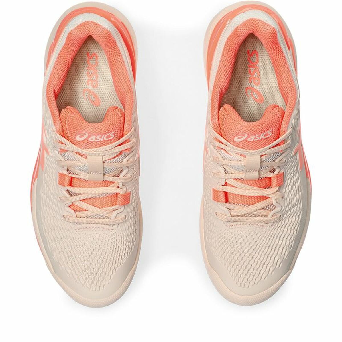 Women's Tennis Shoes Asics Gel-Resolution 9 Clay Salmon-5