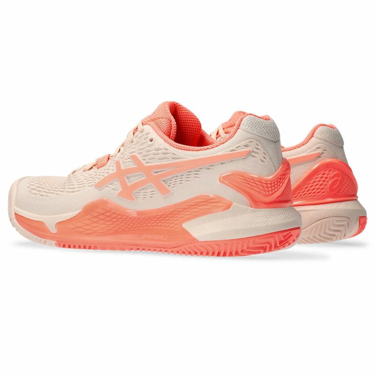 Women's Tennis Shoes Asics Gel-Resolution 9 Clay Salmon-3