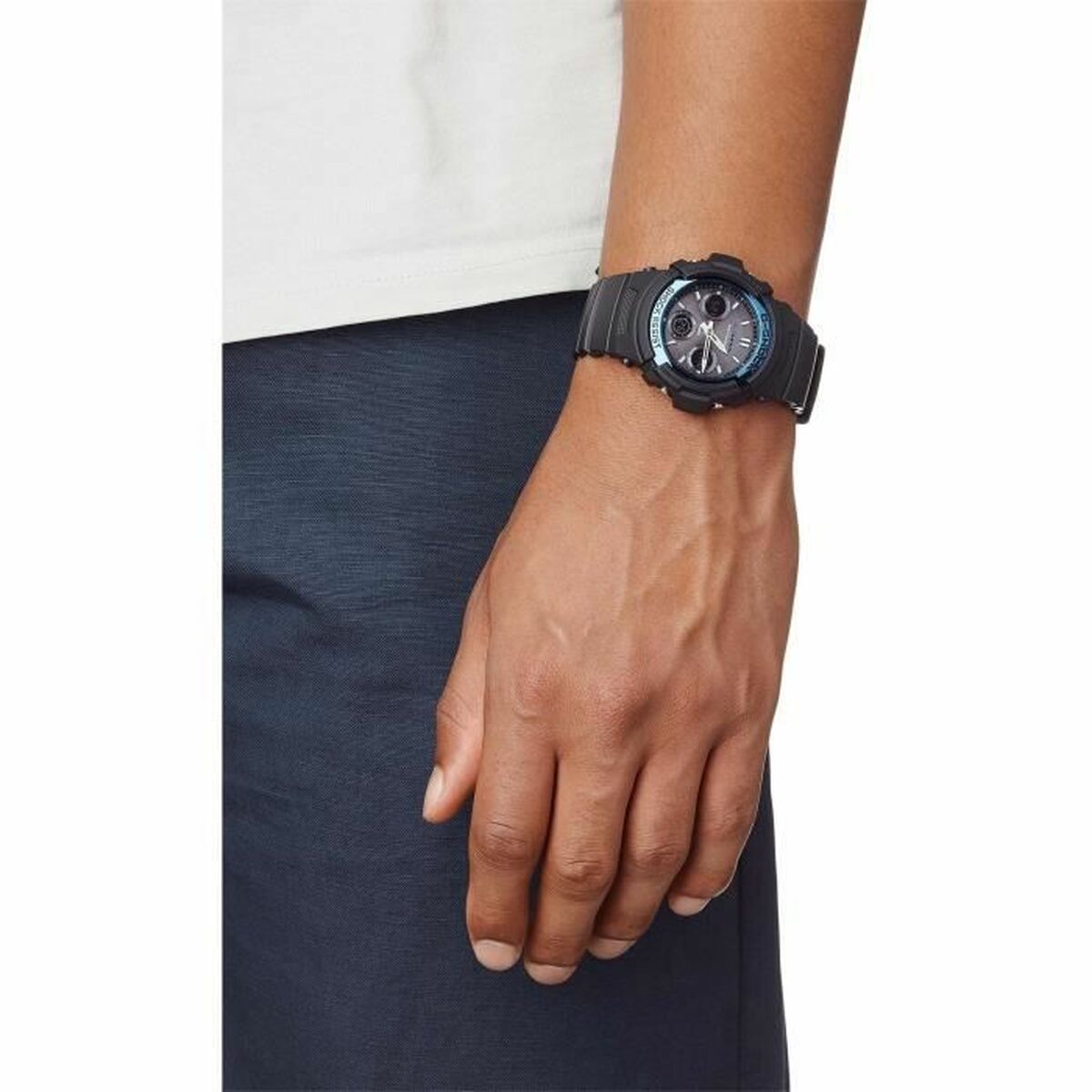 Unisex Watch Casio Black Blue-1