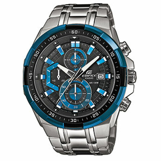 Men's Watch Casio Black Silver-0