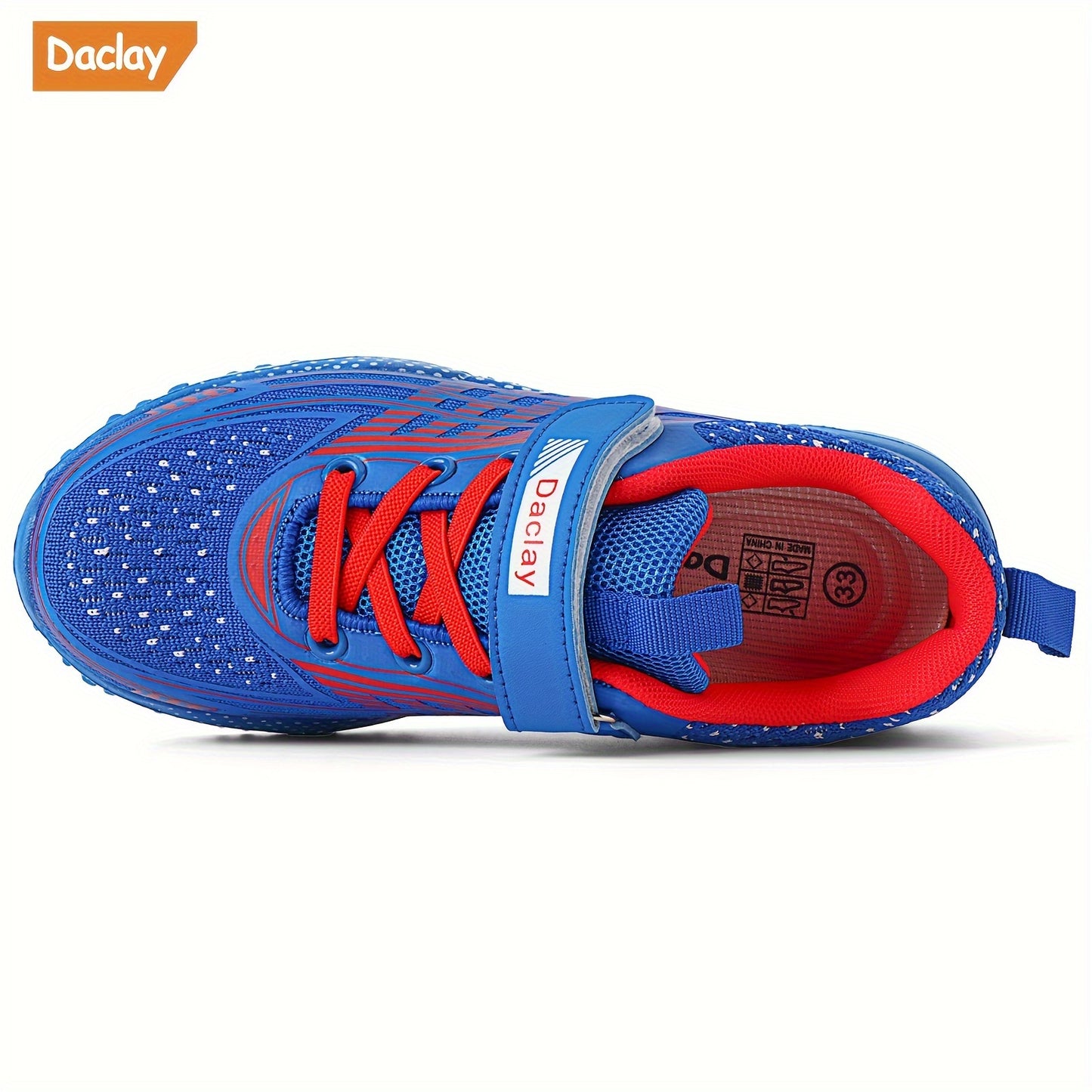 Daclay Casual Comfortable Low Top Woven Shoes For Boys, Breathable Lightweight Non-slip Sport Shoes For Running Training