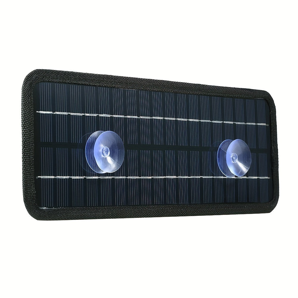 1 Set, 12V 18V DC Output Monocrystalline Solar Panel Charger With Car Cigarette Lighter Plug + Battery Charging Alligator Clip Cable