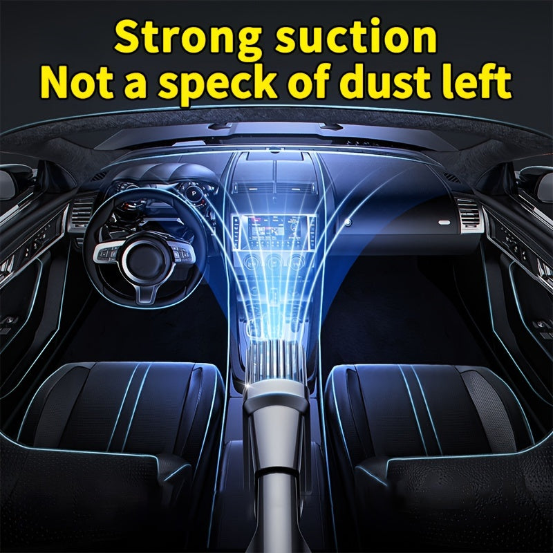 Wireless car-mounted high-power car home dual-purpose indoor super-suction portable vacuum cleaner