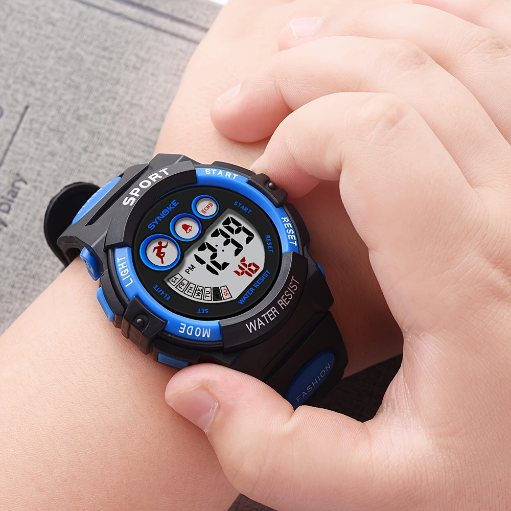 SYNOKE Sport Children Waterproof LED Digital Electronic Watch