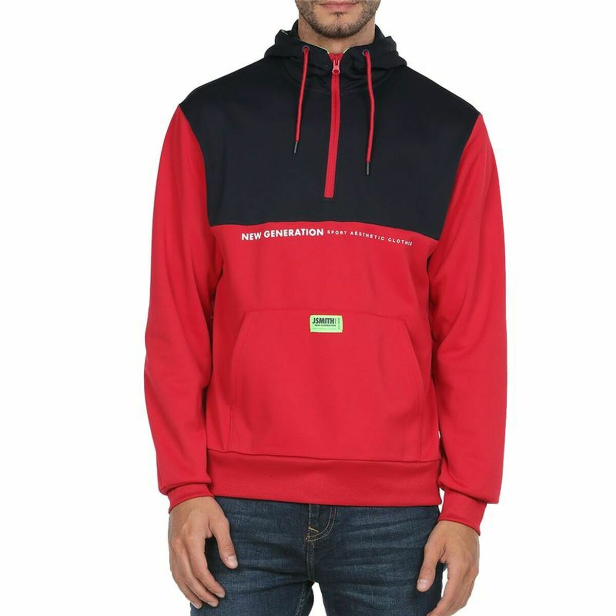 Men’s Hoodie John Smith Siena Red-0