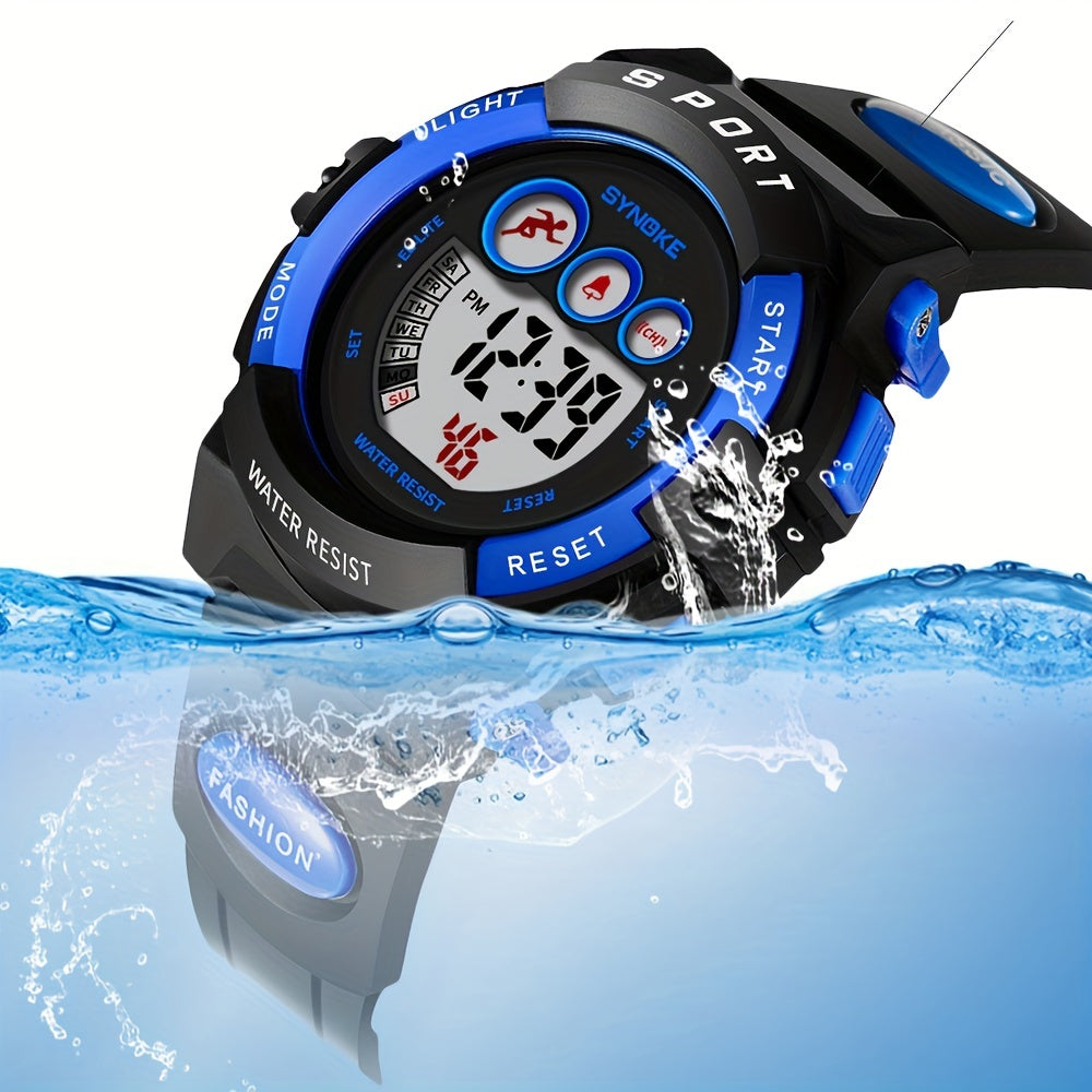 SYNOKE Sport Children Waterproof LED Digital Electronic Watch