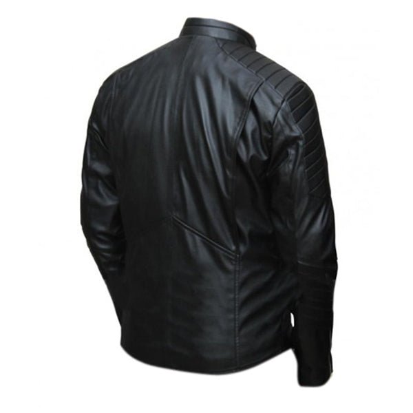 SUPERMAN DARK BLACK LEATHER JACKET-1