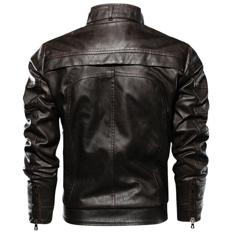 Benedict Mens Leather Jacket-4