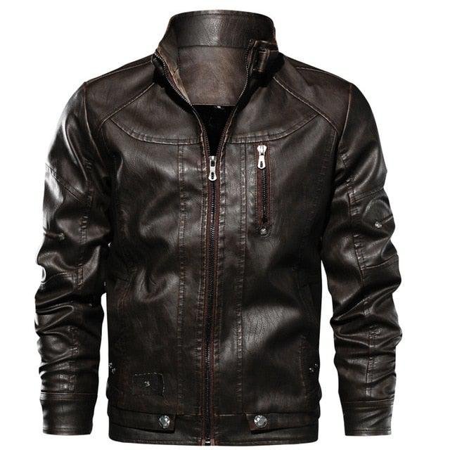 Benedict Mens Leather Jacket-5