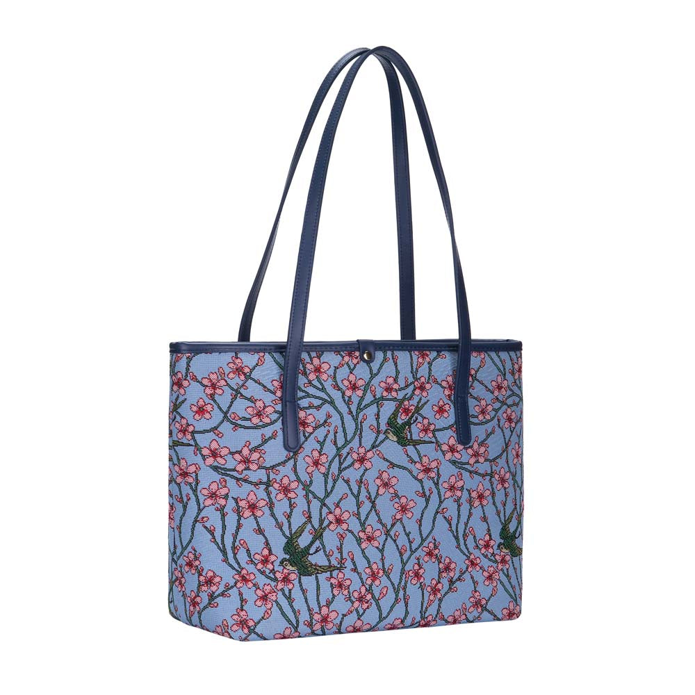 V&A Licensed Almond Blossom and Swallow - College Bag-2