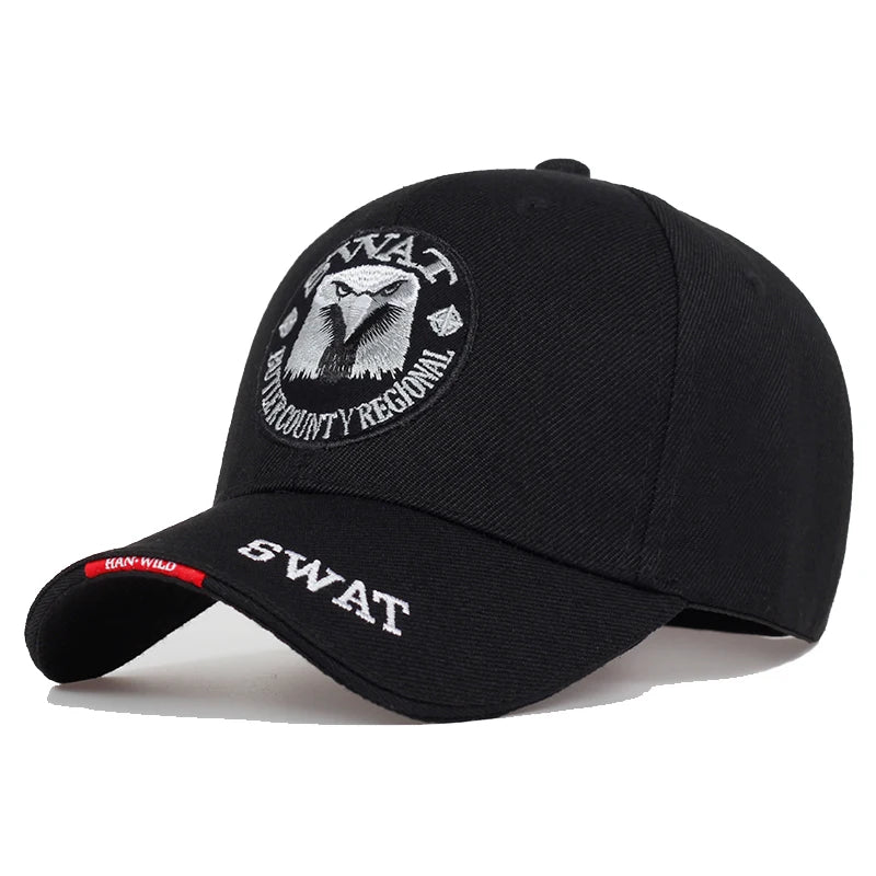 SWAT Army Cap Male Embroidered Eagle Black Baseball Caps Men Gorras Para Hombre Women Snapback Bone Masculino Tactical Cap