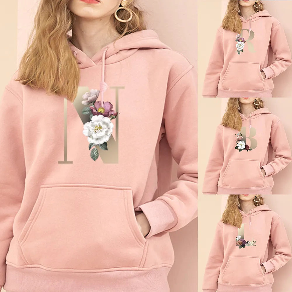 Hoodie Sweatshirts Women Pullover Streetwear Casual Fashion Clothes