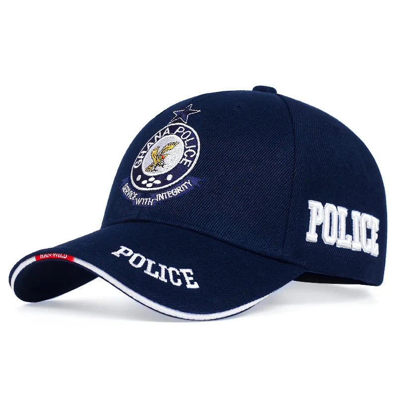 Nyt mærke baseballkasket Mænd Broderi Politi Army Taktiske Snapback Caps Gorras Justerbar Unisex Casual SWAT Baseball Hat Bone