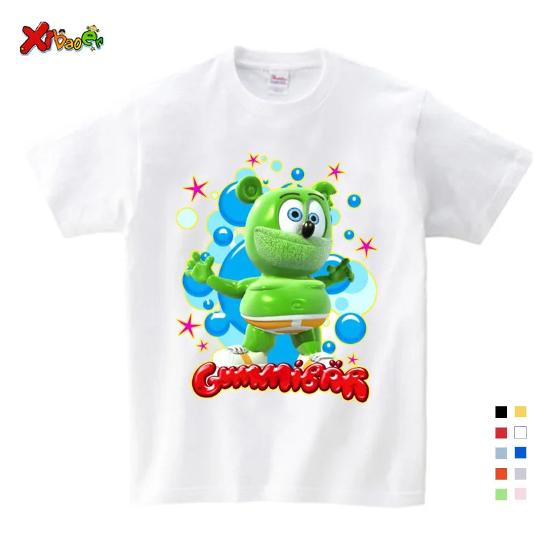 Cartoon Funny Casual Kids Clothes Summer Harajuku Children's Clothing