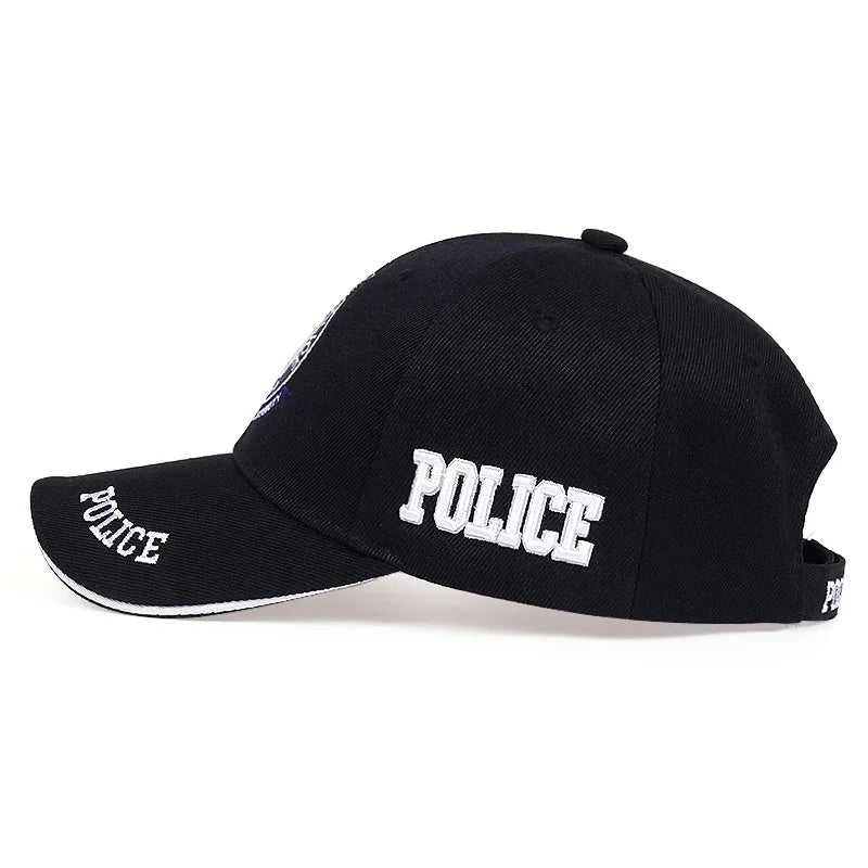 Nyt mærke baseballkasket Mænd Broderi Politi Army Taktiske Snapback Caps Gorras Justerbar Unisex Casual SWAT Baseball Hat Bone