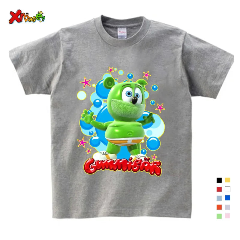 Cartoon Funny Casual Kids Clothes Summer Harajuku Children's Clothing