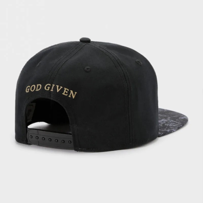 FEI M Mode Gud givet Snapback-kasket Giv mig penge Sort Udendørs Hip Hop Baseballkasket Rejse Voksen Afslappet Sport Solhat