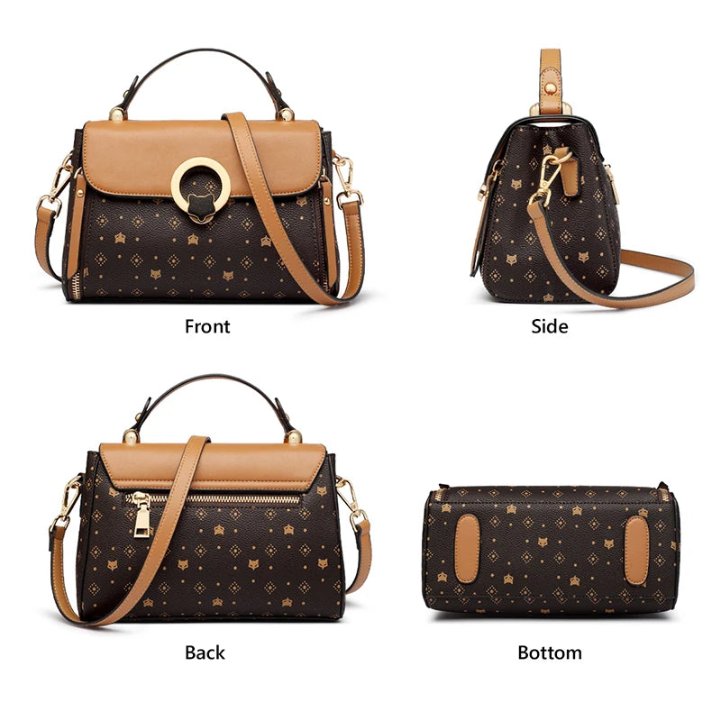 Signature Totes Retro Fashion Female Handbag