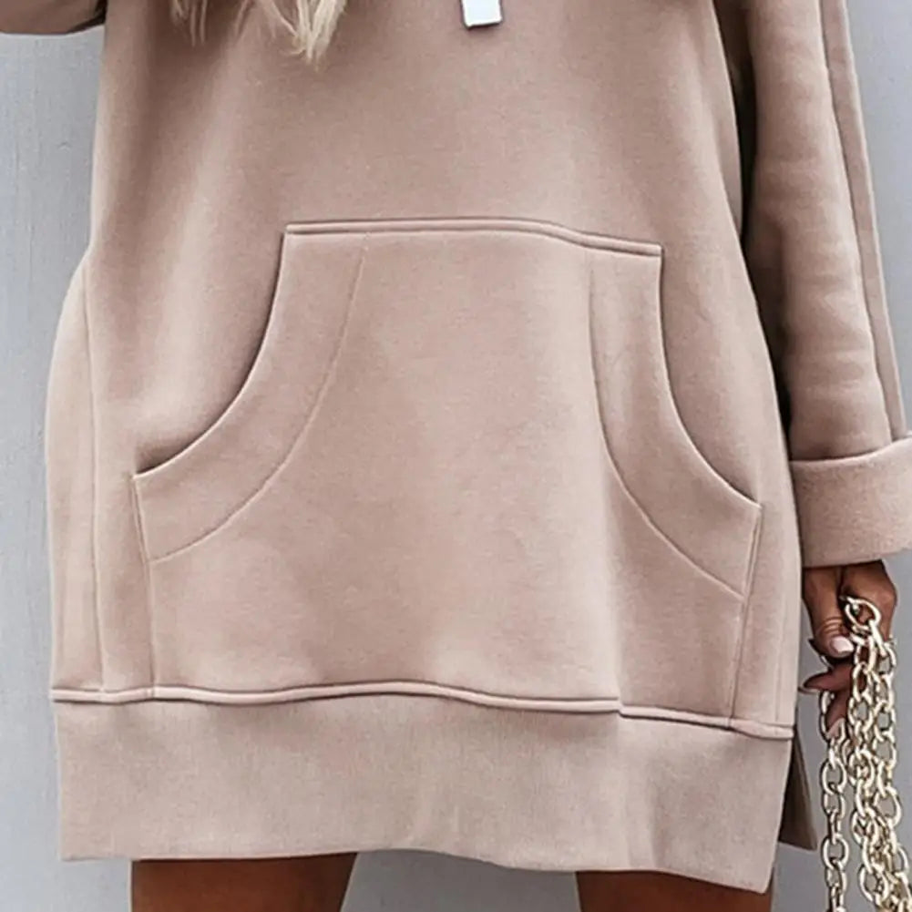 Casual Hooded Long Sleeve Pullover Sweatshirts Women Fashion