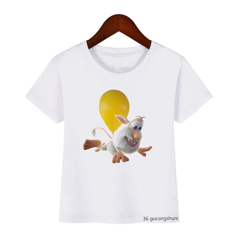 New style Animation for kids cartoon print boys/girls t-shirt summer short-sleeved kids tshirt casual cute girls t shirts tops