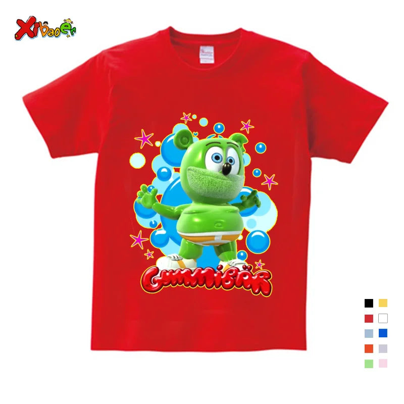 Cartoon Funny Casual Kids Clothes Summer Harajuku Children's Clothing